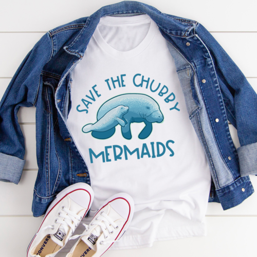 Save The Chubby Mermaids T-Shirt