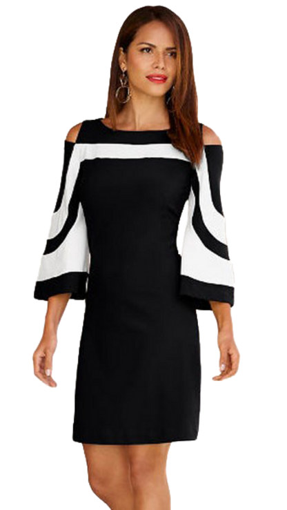 WOMEN DRESS NINA - BLACK