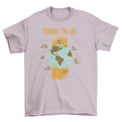 Save Earth T-Shirt Desig