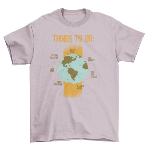 Save Earth T-Shirt Desig