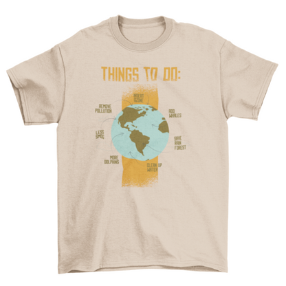 Save Earth T-Shirt Desig