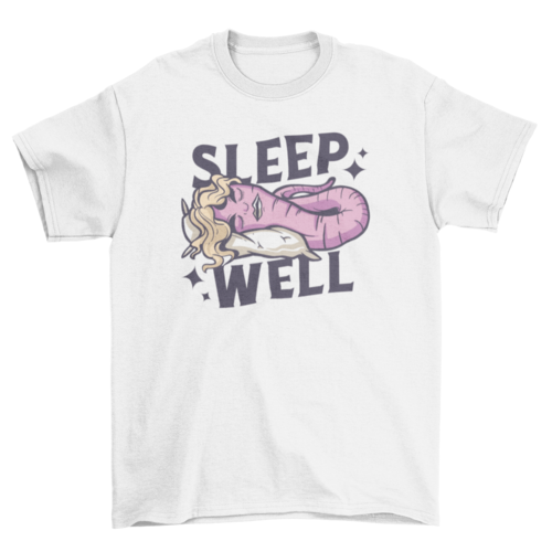 Sleep well worm t-shirt