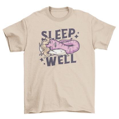 Sleep well worm t-shirt