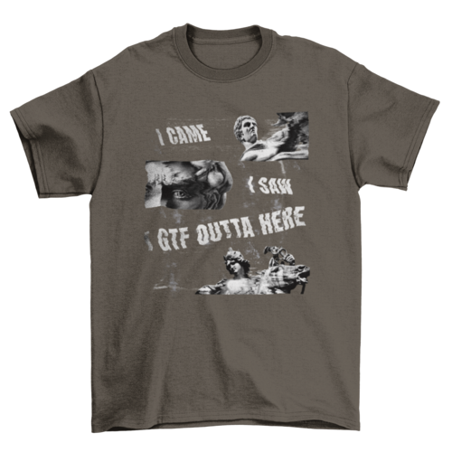 Funny grunge quote  t-shirt