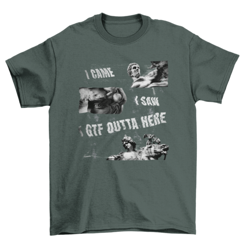 Funny grunge quote  t-shirt