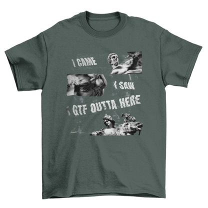 Funny grunge quote  t-shirt